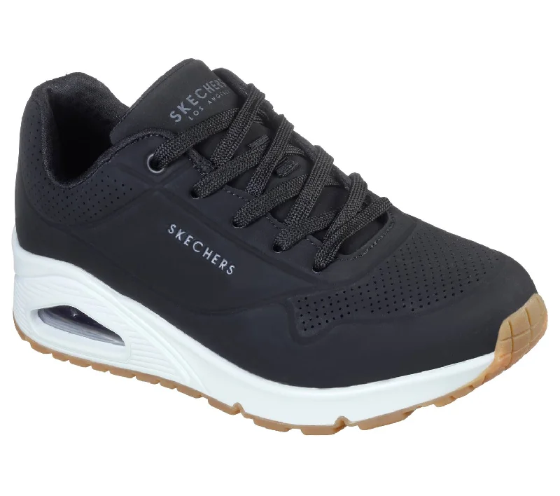 Foldable Women's Travel Sneakers for Compact Storage in LuggageWomen's Uno Stand On Air Sneakers In Black Foldable Women's Travel Sneakers for Compact Storage in LuggageWomen's Uno Stand On Air Sneakers In Black