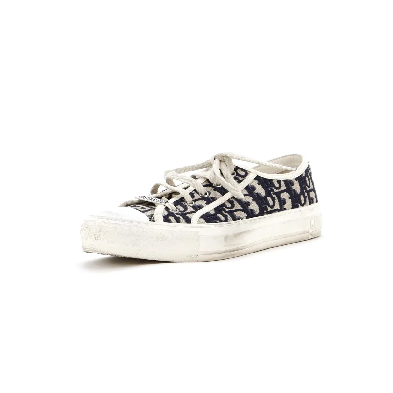 Slip - On Women's Canvas Sneakers in Navy for Easy and Effortless WearWomen's Walk'N'Dior Sneakers Oblique Canvas Slip - On Women's Canvas Sneakers in Navy for Easy and Effortless WearWomen's Walk'N'Dior Sneakers Oblique Canvas