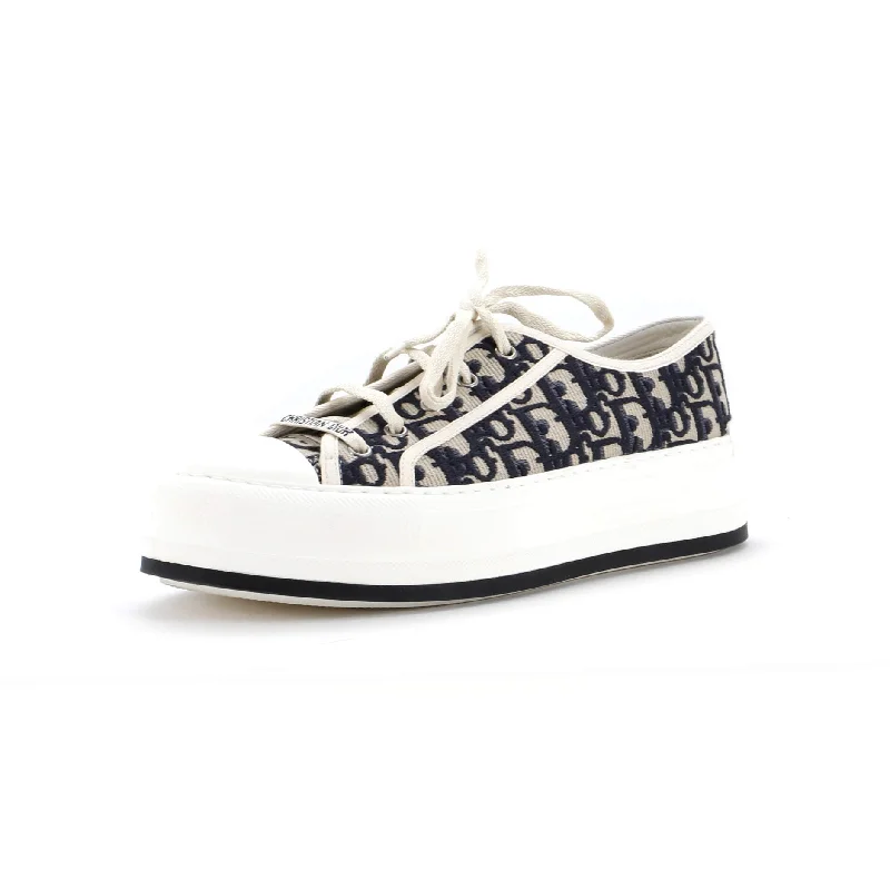 Sparkly Rhinestone - Embellished Women's Sneakers for a Glamorous and Eye - Catching LookWomen's Walk'N'Dior Sneakers Oblique Canvas Sparkly Rhinestone - Embellished Women's Sneakers for a Glamorous and Eye - Catching LookWomen's Walk'N'Dior Sneakers Oblique Canvas
