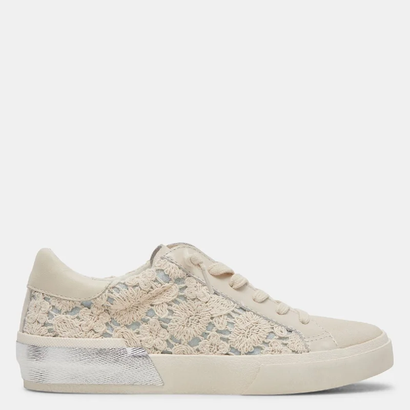 Retro - Style Women's Sneakers in Pastel Colors for a Nostalgic and Fashionable VibeZina Sneakers Cream Blue Lace Retro - Style Women's Sneakers in Pastel Colors for a Nostalgic and Fashionable VibeZina Sneakers Cream Blue Lace