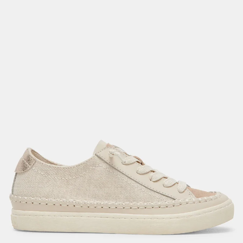 Chunky - Sole Women's Platform Sneakers in White for a Trendy Street Style LookZolen Sneakers Natural Canvas Chunky - Sole Women's Platform Sneakers in White for a Trendy Street Style LookZolen Sneakers Natural Canvas